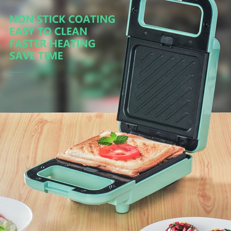 Mini Waffle Maker Machine - Многофункциональная мини-машина для завтрака: вафельница, сэндвичница,