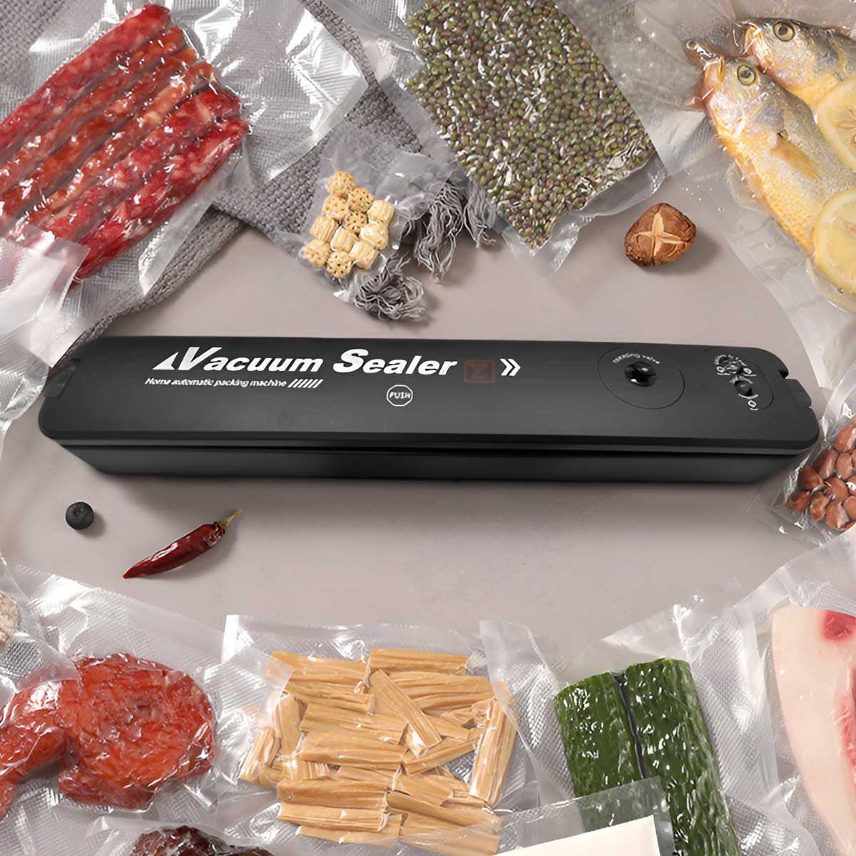Food Vacuum Sealer Machine - Вакуумный упаковщик для продуктов питания 220В