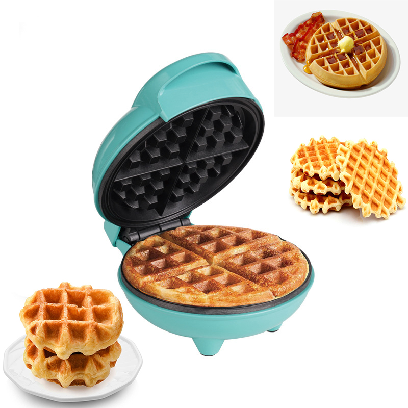 Mini Waffle Maker Machine - Электрическая портативная мини-форма для гриля, вафель,