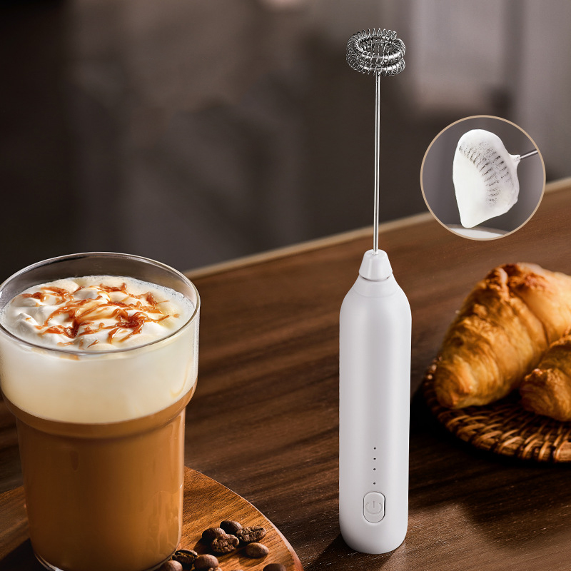 Electric Milk Frother Handheld - Электрический миксер для взбивания молока и