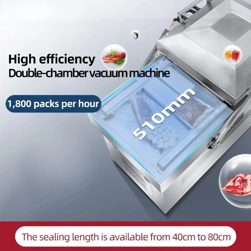 Двухкамерный вакуумный упаковщ – обзор и цена Food Vacuum Sealer Machine