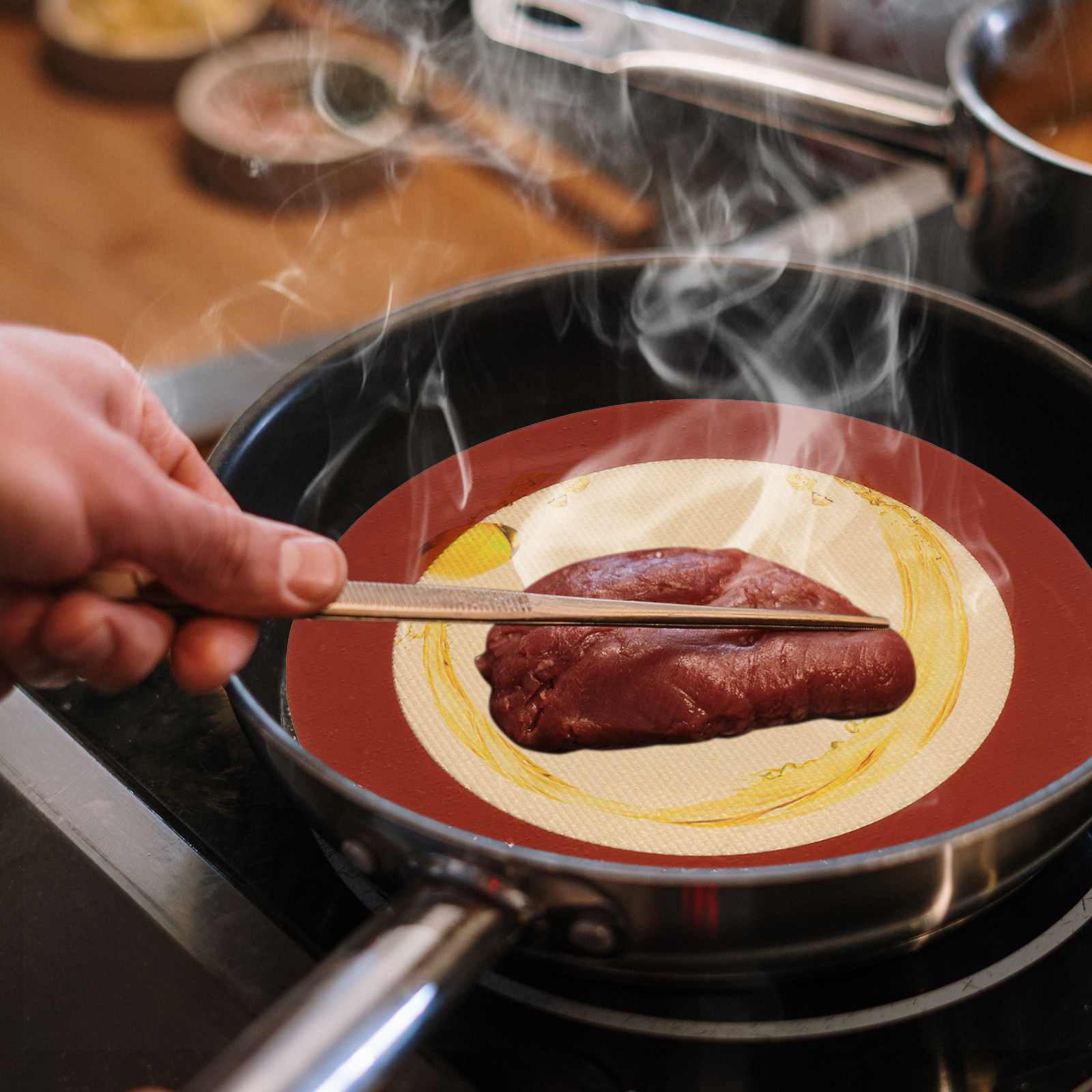 8-дюймовый силиконовый коврик  – обзор и цена Air Fryer Silicone Pot Liner