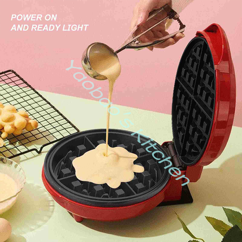 Электрическая портативная мини – обзор и цена Mini Waffle Maker Machine
