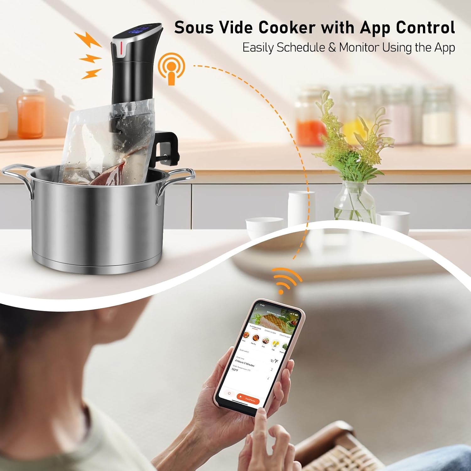 Прецизионная су-вид-печь мощно – обзор и цена Digital Sous Vide Precision Cooker